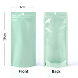 Glossy Clear With Hang Hole Foil Stand Up Comestic Jewelry Storage Packaging Zipper Bag Eco Recyclable