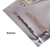 Custom Printed: Various Sizes Heat Sealable Zip Lock Bag Clear/Silver Foil Mylar Zipper Packaging Pouch