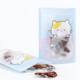 Lovely Gify Bag Variou Sizes And Colors Matte W/Frosted Window Plastic Mylar Stand Up Zipper Packaging Snack Candy Storage Bag