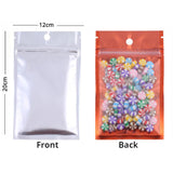 Multi-Size Reclosable Clear Mylar Zip Lock Package Bag Food Coffee Bean Storage Pouch W/Hand Hole
