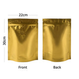 High Quality Matte Various Color Stand Up Pouch With Valve Metallic Foil Mylar Zip Lock Eco Compostable  Food Storage Packaging Bag