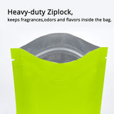 Multifunction Eco Stand Up Foil Mylar Smellproof Zip Lock Sealed Bag For Household Storage Packaging Pouch