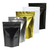 Custom Matte Mutlicolor Stand Up Metallic Foil Mylar Recyclable Storage Organizer Zip Lock Bag