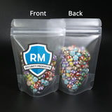 Custom Printed: Frosted White Plastic Mylar Matte Stand Up Heat Seal Zipper Bag Powder Coffee Bean Tea Sample Storage Pouch