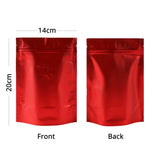 High Quality Matte Various Color Stand Up Pouch With Valve Metallic Foil Mylar Zip Lock Eco Compostable  Food Storage Packaging Bag