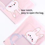 Lovely Gify Bag Variou Sizes And Colors Matte W/Frosted Window Plastic Mylar Stand Up Zipper Packaging Snack Candy Storage Bag