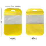 Multi-Size Clear PP Plastic Bag Stationery Zip Lock Bag Flat Accessories Watch Storage Pouch With Butterfly Hole