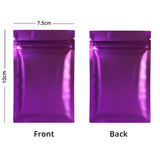 Eco-friendly Various Colors Smell Proof Heat Sealing Candy Packaging Pouches Foil Mylar Zip Lock Storage Bags