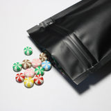 Custom Printed:Matte Mutlicolor Stand Up Metallic Foil Mylar Recyclable Storage Organizer Zip Lock Bag