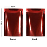 Multi Sizes Eco-friendly Heat Seal Open Top Foil Mylar Vacuum Packing Pouch Glossy Flat Vacuum Bag