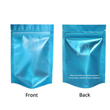Custom Printed: Mylar Bag Matte Frosted Front Multicolors Stand Up Metallic Foil Zipper Bag Food Nut Travel Sample Storage Pouch