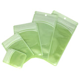 Multi-Size Eco PP Zip Lock Plastic Bag Front Clear Mylar Flat Tear Notch Pouch USB Cable Storage Bag With Hang Hole