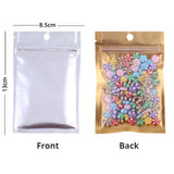 Custom Printed: Multi-Size Reclosable Clear Mylar Zip Lock Package Bag Food Coffee Bean Storage Pouch W/Hand Hole