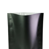 Many Sizes Clear Heat Seal Powder Package Bag Aluminum Foil Mylar Black Open Top Pouches w/ Tear Notch