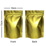 Custom Matte Mutlicolor Stand Up Metallic Foil Mylar Recyclable Storage Organizer Zip Lock Bag