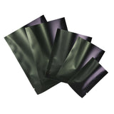 Many Sizes Clear Heat Seal Powder Package Bag Aluminum Foil Mylar Black Open Top Pouches w/ Tear Notch