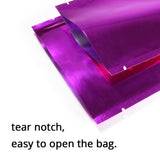 Custom Printed: Vacuum Heat Sealing Tobacco Pouches Glossy Open Top Eco Smell Proof Foil Mylar Package Storage Bag