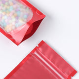 Custom Mylar Bag Matte Frosted Front Multicolors Stand Up Metallic Foil Zipper Bag Food Nut Travel Sample Storage Pouch