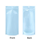 Custom Printed:Glossy Clear With Hang Hole Foil Stand Up Cosmetic Jewelry Storage Packaging Zipper Bag Eco Recyclable