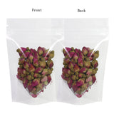 Glossy Clear Plastic Mylar Stand Up Packaging Bag Dry Follow Liquid Storage Reusable Eco Zip Lock Pouch