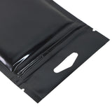 8x11cm Double Sided Colored Glossy Heat Sealable Zip Lock Bags Food Storage Package Pouch With Hang Hole