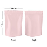 High Quality Matte Various Color Stand Up Pouch With Valve Metallic Foil Mylar Zip Lock Eco Compostable  Food Storage Packaging Bag