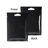 8x11cm Double Sided Colored Glossy Heat Sealable Zip Lock Bags Food Storage Package Pouch With Hang Hole