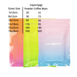 Multi-Size Gradient Color Cosmetic Jewelry Zip Lock Bag Heat Seal Foil Mylar Zipper Plastic Storage Pouch