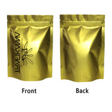 Custom Printed:Matte Mutlicolor Stand Up Metallic Foil Mylar Recyclable Storage Organizer Zip Lock Bag