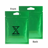 Custom Printed: Double Sided Colored Glossy 8x11cm Heat Sealable Zip Lock Bag Food Storage Package Pouch With Hang Hole