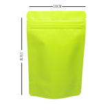 Cuatom Printed:High Quality Various Color 10x15cm Matte Stand Up Reusable Zip Lock Bag Aluminium Foil Mylar Food Storage Zipper Package Pouch