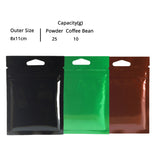 8x11cm Double Sided Colored Glossy Heat Sealable Zip Lock Bags Food Storage Package Pouch With Hang Hole