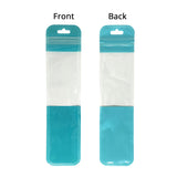 Multi-Size Clear PP Plastic Bag Stationery Zip Lock Bag Flat Accessories Watch Storage Pouch With Butterfly Hole