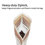Mason Jar Stand Up Kraft Pouch Matte Plastic Mylar Hot Selling Liquid Snack Candy Storage Zip Lock Bag