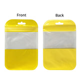 Multi-Size Clear PP Plastic Bag Stationery Zip Lock Bag Flat Accessories Watch Storage Pouch With Butterfly Hole