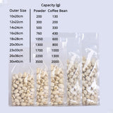 Custom Printed:Hot Sale Glossy Clear Cereal Storage Packaging Zipper Bag Plastic Mylar Stand Up With Tear Notch