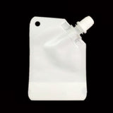 7x10cm Custom Self Seal Stand Up Spout Pouch 50ml Glossy Plastic Packaging Liquid Drink Sample Storage Bag