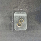 Multi-Size Eco PP Zip Lock Plastic Bag Front Clear Mylar Flat Tear Notch Pouch USB Cable Storage Bag With Hang Hole