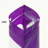 Custom Printed: Various Colors Small Sizes Matte Foil Mylar Flat Zip Lock Storage Bag with Window For Phone Accessories