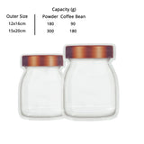 High Quality Stand Up Glossy Mason Jar Clear W/Print Plastic Mylar Rice Snack Coffee Bean Storage Packaging Zipper Pouch