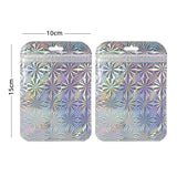 Custom Printed: Earphone Zip Lock Bag Metallic Mylar Pouch USB Cable Storage Pouch Clear Front Package Bag