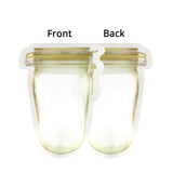 Shape Like Jar Bottle Matte Clear Multicolor Plastic Mylar Ziplock Bag Liquid Powder Coffee Bean Sample Stand Up Storage Pouch