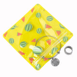 Custom Glossy Flat Bottom Plastic Mylar Packaging Bag Mylar Eco Heat Seal Storage Zipper Bag With Print And Tear Notch