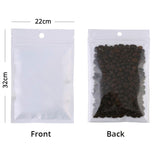 Custom Printed: Wholesale Moisture Clear/ White Grocery Food Zip Lock Plastic Pouch Flat Hand Hold PET Packaging Bag