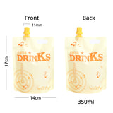 50Pcs/Pack Matte Variouscolor Spout Pouch Sauce Jelly Drink Water Storage Packaging Plastic Mylar Stand Up Bag