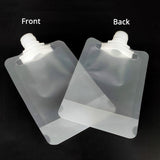 High Quality Flip Spout Pouch Matte Stand Up Frosted White Liquid Drink Milk Storage Plastic Packaging Bag