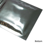 Brand New Glossy Zip Lock Plastic Pouch Metallic Mylar Flat Pouches High Grade Food Package Bag With Tear Notch