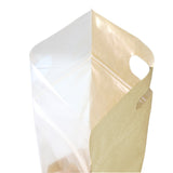 24x28cm Glossy Clear Kraft Toast Bread Bag With Vent Hole/Hand Hole Plastic Mylar Eco Stand Up Zip Lock Storage Pouch