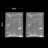 Variety of Size Clear Heat Seal Vacuum Food Glossy Flat Packaging Bag Open Top Storage Bags W/Tear Notch