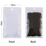Wholesale Moisture Clear/ White Grocery Food Zip Lock Plastic Pouch Flat Hand Hold PET Packaging Bag